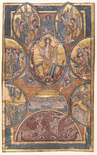 The Last Judgement (detail) by William de Brailes  
